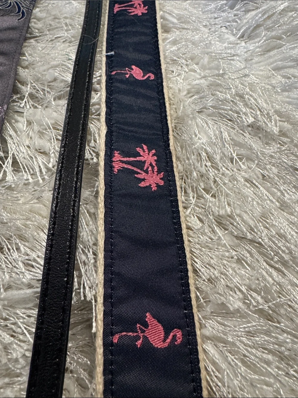 Assorted Women’s Fabric and Leather Belts - Red, Black, Navy & Pink, and Grey